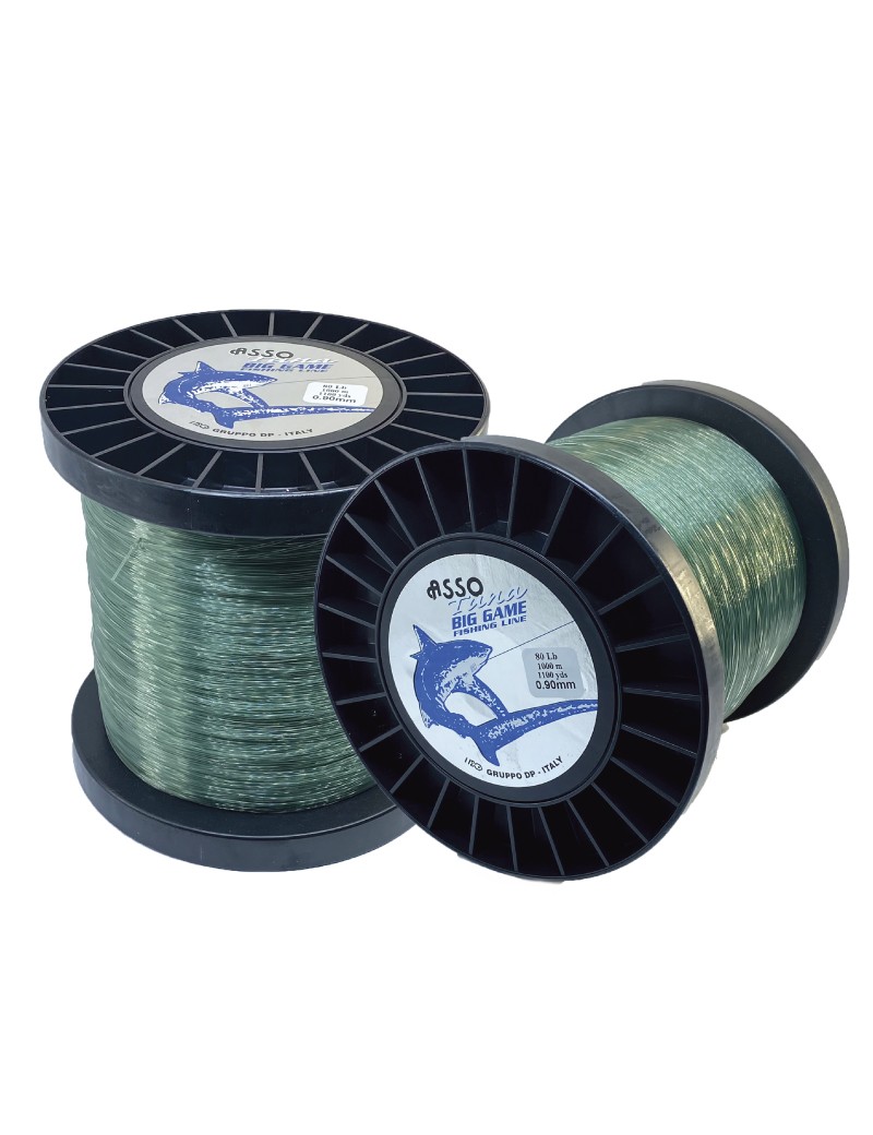 tuna big verde Monofilo ASSO TUNA BIG GAME GREEN 1000 MT - immagine 1