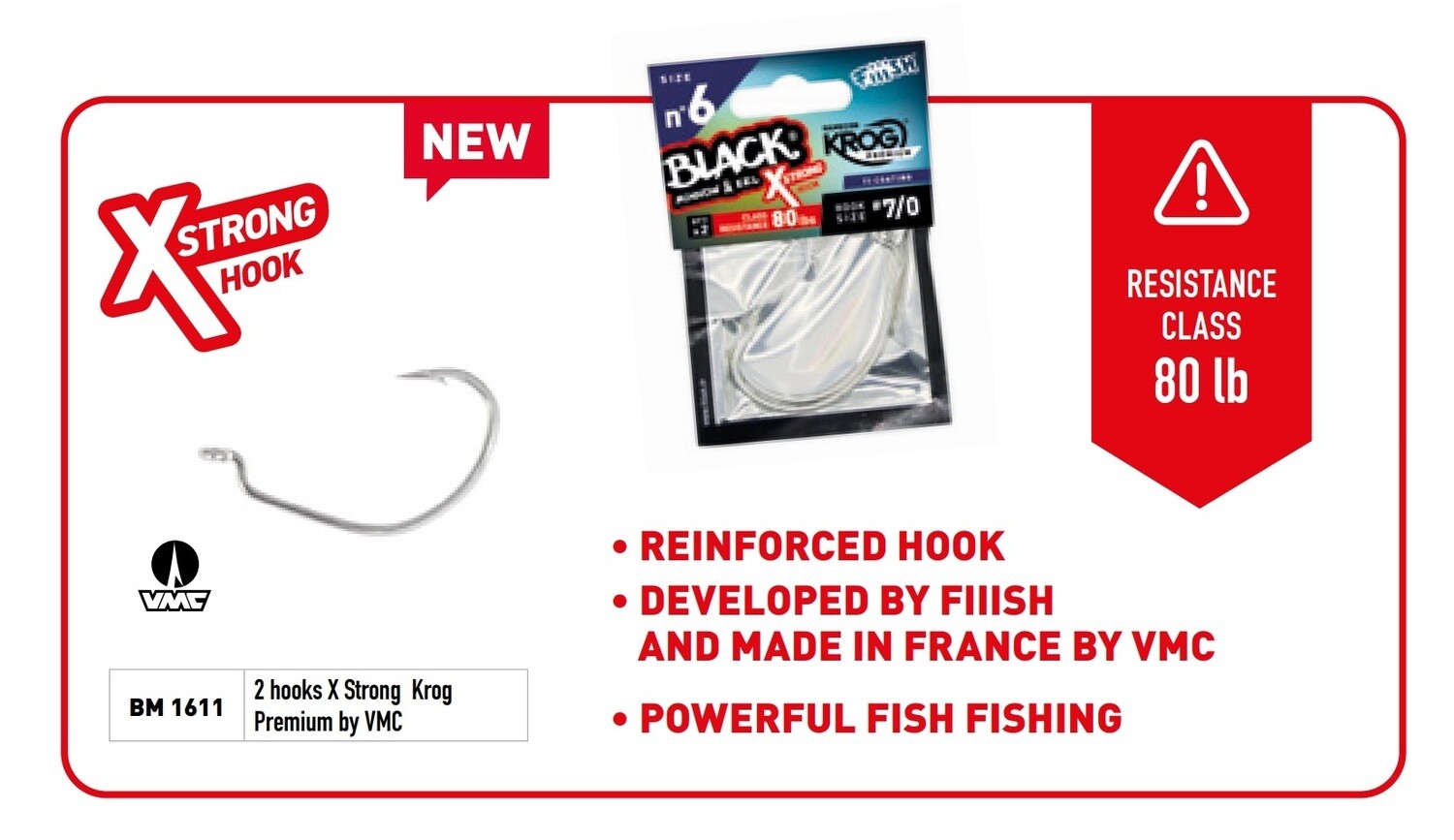 05388-000-5458-jpg FIIISH BLACK MINNOW AMI KROG PREMIUM BY VMC X-STRONG - immagine 1