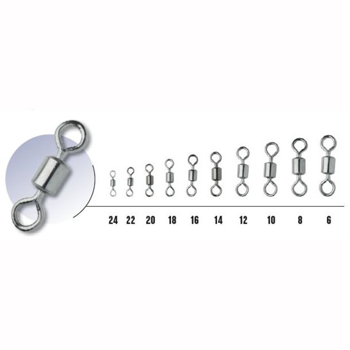 05731-000-5812-jpg FILPESCA GIRELLE ROLLING SINGOLA MIS 24 DA 100PZ - immagine 1