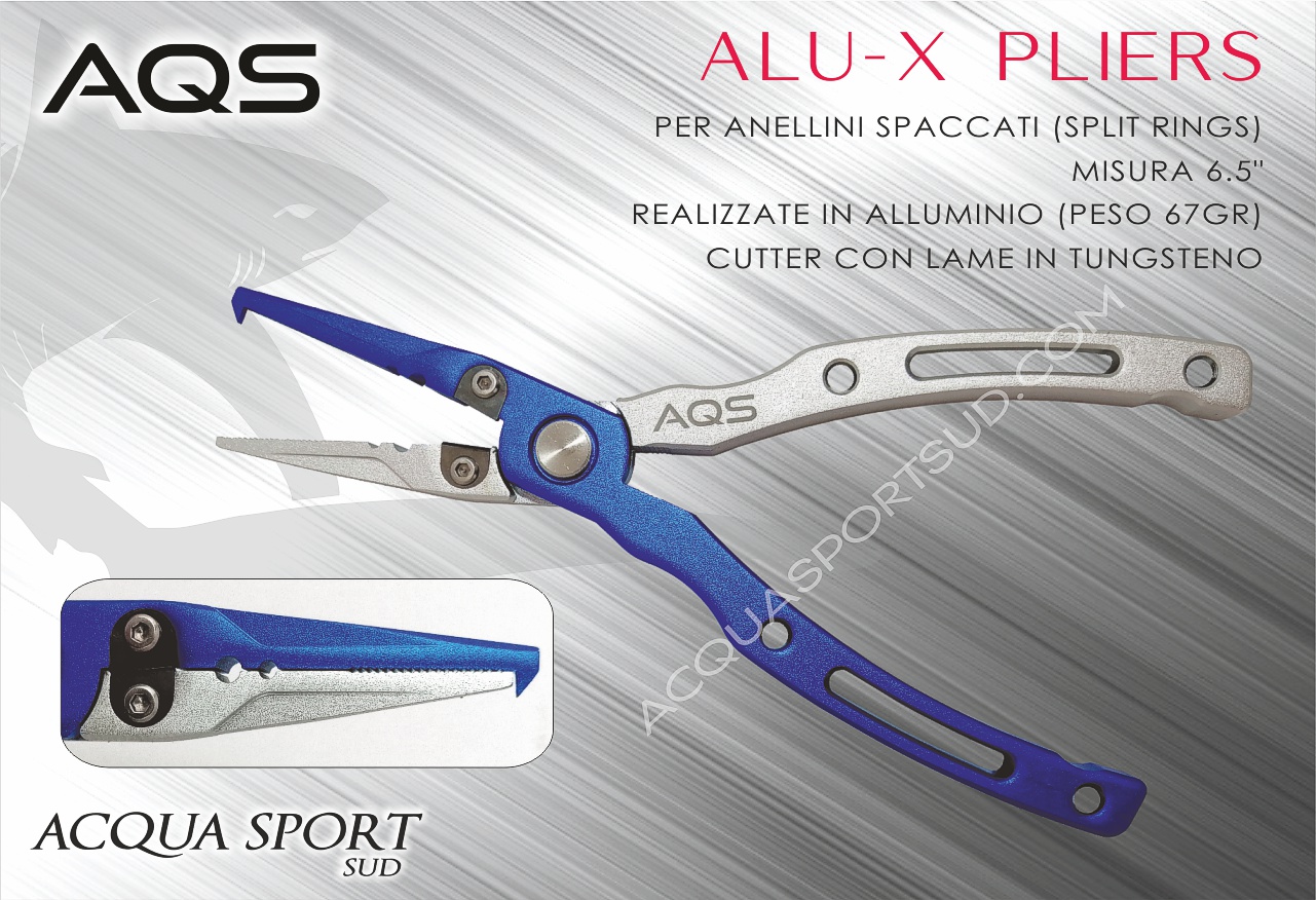 06159-000-6233-jpg AQS PINZA ALU-X PLIERS SIZE 6,5 - immagine 1